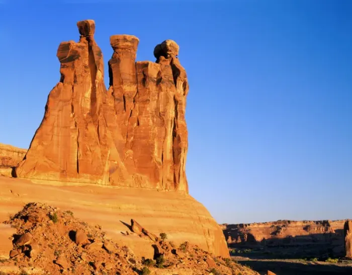 Framed Print : Arches National Park, Utah. USA. Rock formation named The Three Gossips Framed Print : Arches National Park, Utah. USA. Rock formation named The Three Gossips