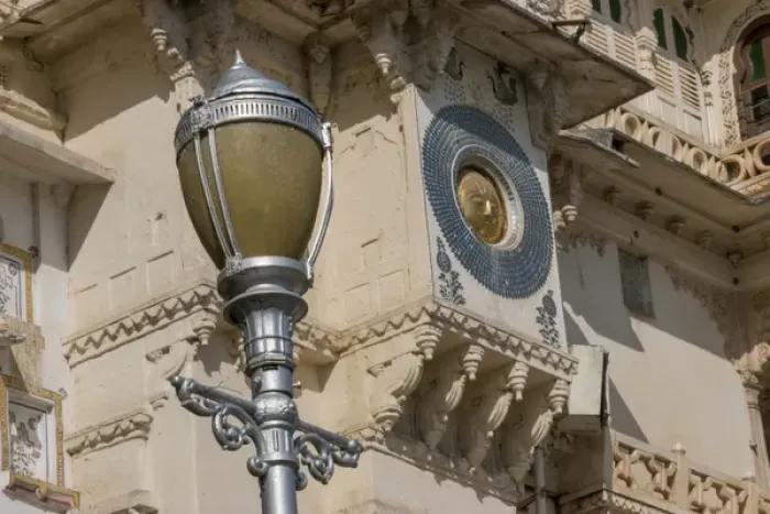 Framed Print : Architectural detail. City Palace. Shiw Nivas Palace. Udaipur Rajasthan. India