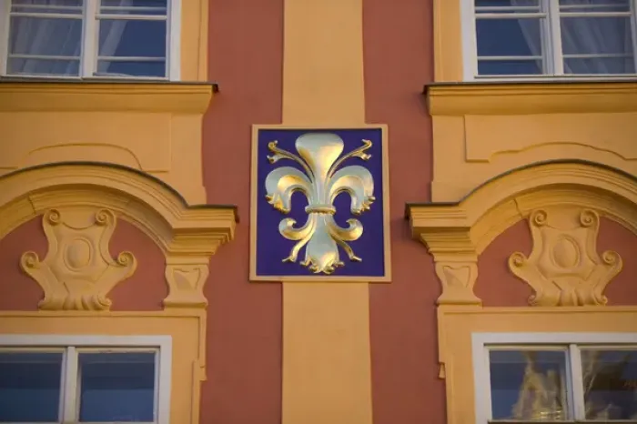 Framed Print : architectural detail, Czech Republic, prague
