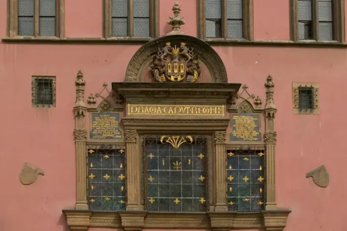 Framed Print : architectural detail, Czech Republic, prague