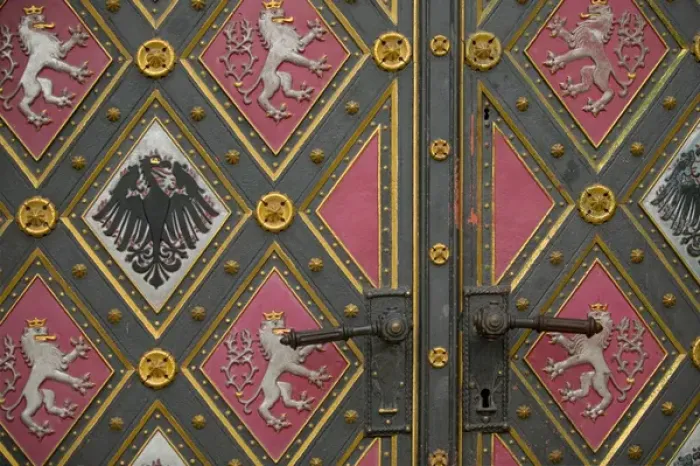 Framed Print : architectural detail, Czech Republic, prague