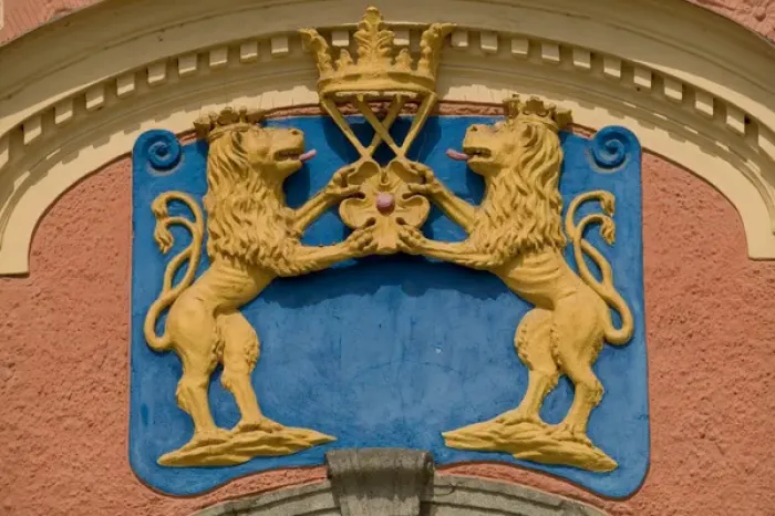 Framed Print : architectural detail, Czech Republic, Znojmo