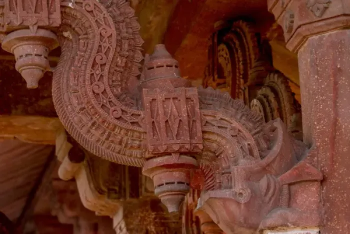 Framed Print : Architectural detail. Fatehpur Sikri. Mughal Empire Mosque. Unesco World Heritage