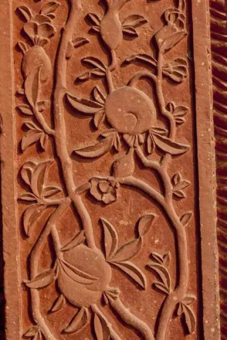 Framed Print : Architectural detail. Fatehpur Sikri. Mughal Empire Mosque. Unesco World Heritage