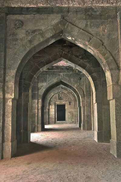 Architectural details, Bara Gumbad Mosque, Lodhi Gardens, New Delhi, India