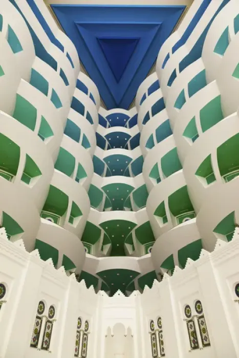 Framed Print : Architectural details inside Burj Al Arab Hotel, Dubai, UAE Framed Print : Architectural details inside Burj Al Arab Hotel, Dubai, UAE