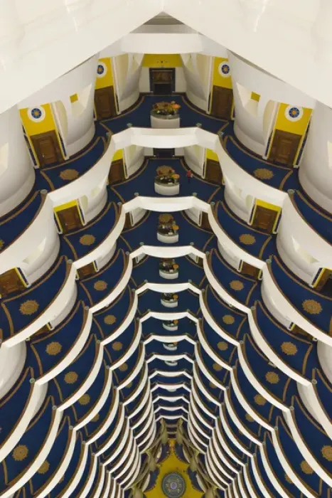 Framed Print : Architectural details insideBurj Al Arab Hotel, Dubai, United Arab Emirates