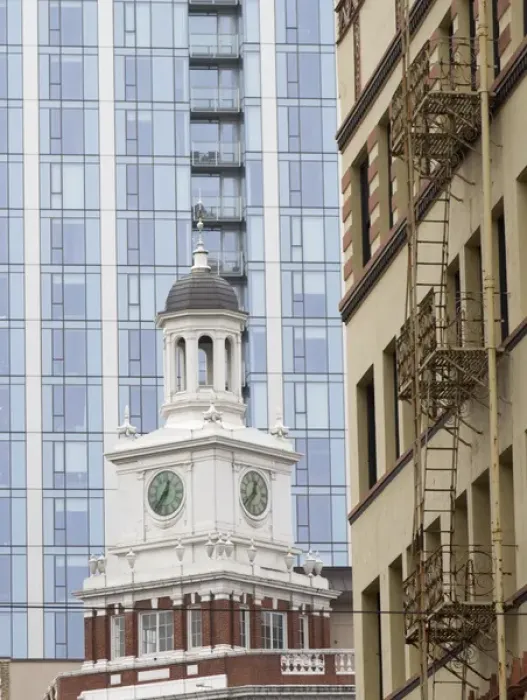 Framed Print : Architecture of Portland, Oregon