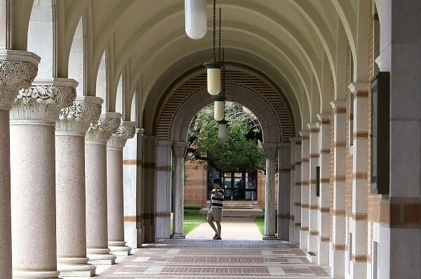 Archway at Lovett Hall on the campus of William Marsh Rice Univeristy in Houston, Texas