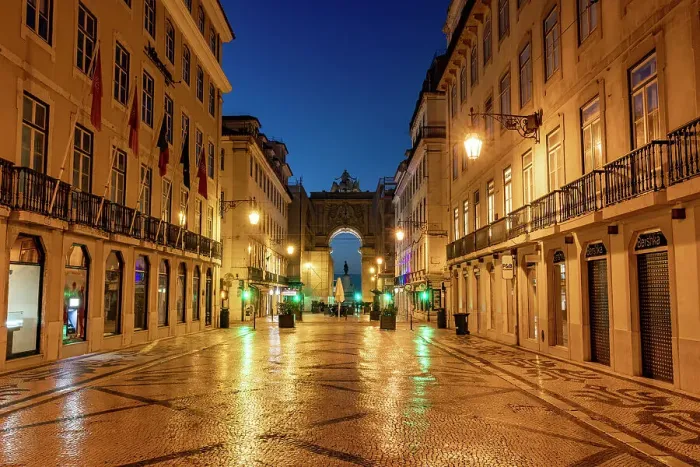 Framed Print : Arco da Rua Augusta in Lisbon, Portugal Framed Print : Arco da Rua Augusta in Lisbon, Portugal