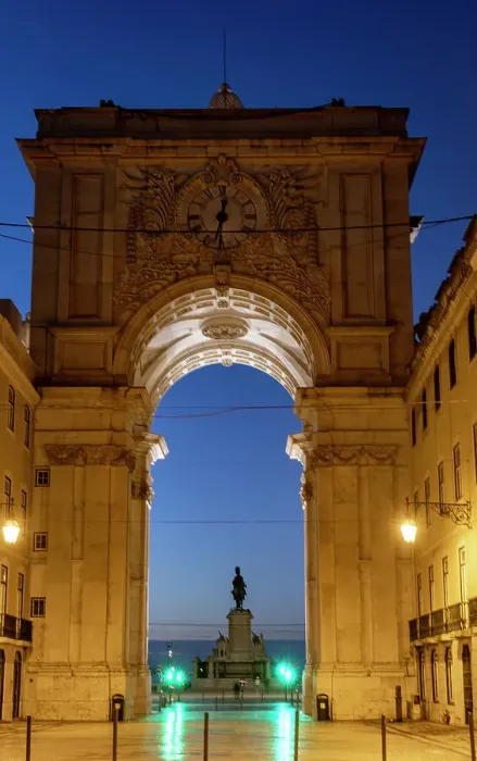 Framed Print : Arco da Rua Augusta in Lisbon, Portugal Framed Print : Arco da Rua Augusta in Lisbon, Portugal