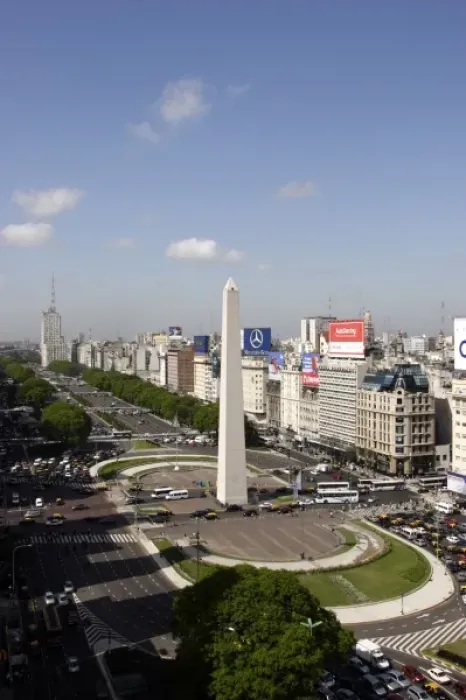 Framed Print : Argentina, Buenos Aires. Obelisk on Avenida 9 de Julio