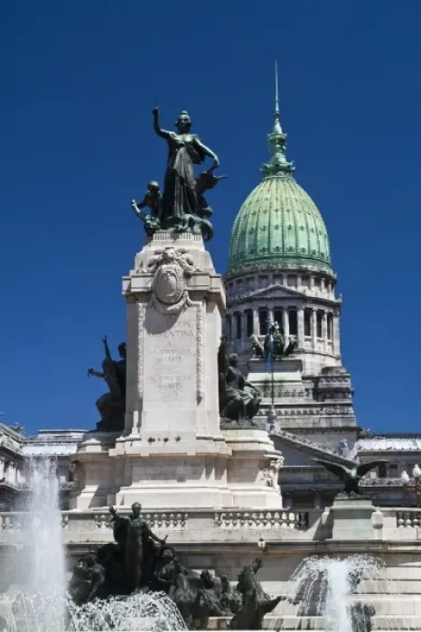 Framed Print : Argentina, Buenos Aires. Palacio del Congreso
