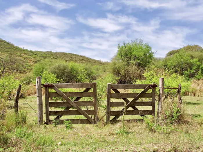 Framed Print : Argentina, Cordoba Province. Fence in the countryside Framed Print : Argentina, Cordoba Province. Fence in the countryside