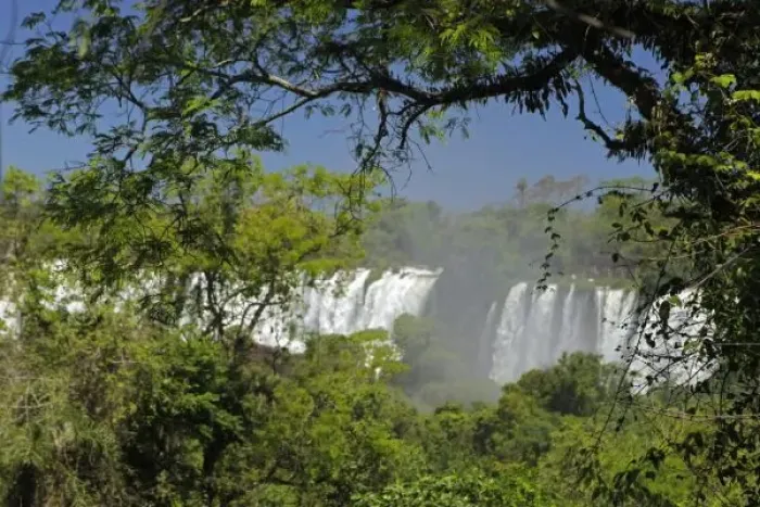 Framed Print : Argentina, Iguacu Falls in sun Framed Print : Argentina, Iguacu Falls in sun