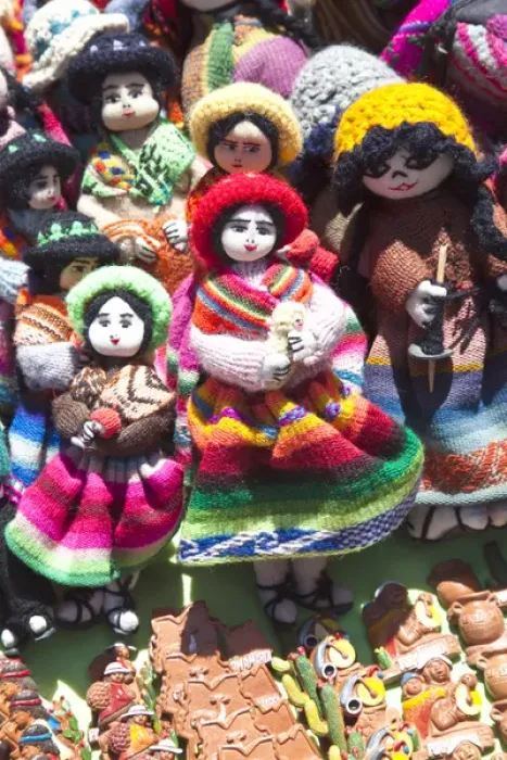 Framed Print : ARGENTINA, Jujuy Province, Purmamarca. Tulmas (native dolls) Framed Print : ARGENTINA, Jujuy Province, Purmamarca. Tulmas (native dolls)