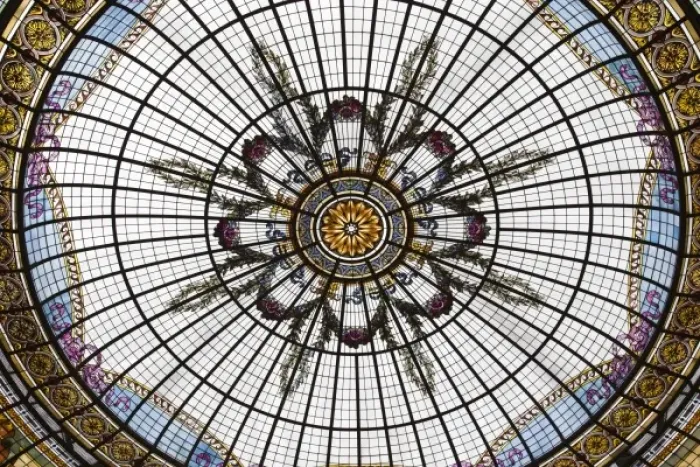 Framed Print : Argentina, Mendoza Province, Mendoza. Ceiling of Pasaje San Martin mall Framed Print : Argentina, Mendoza Province, Mendoza. Ceiling of Pasaje San Martin mall