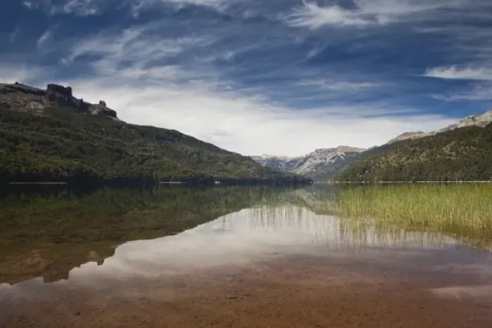Framed Print : Argentina, Neuquen Province. Lake Falkner Framed Print : Argentina, Neuquen Province. Lake Falkner