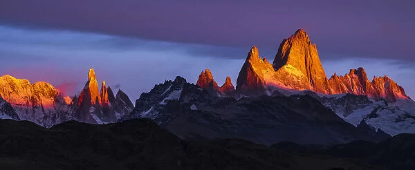 Argentina, patagonia, Sunrise, colorful