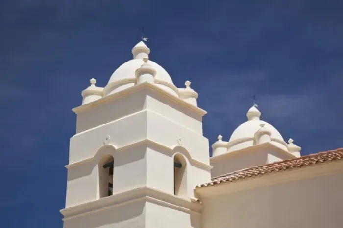 Framed Print : Argentina, Salta Province, Molinos. Iglesia San Pedro de Nolasco