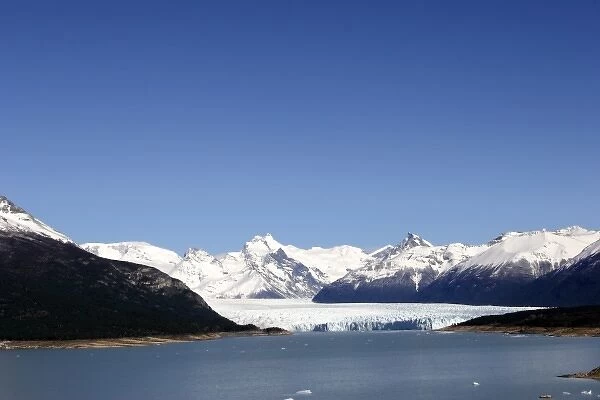 Argentina, Santa Cruz Province, Glaciers National Park. Perito Moreno Glacier and Lake Argentino