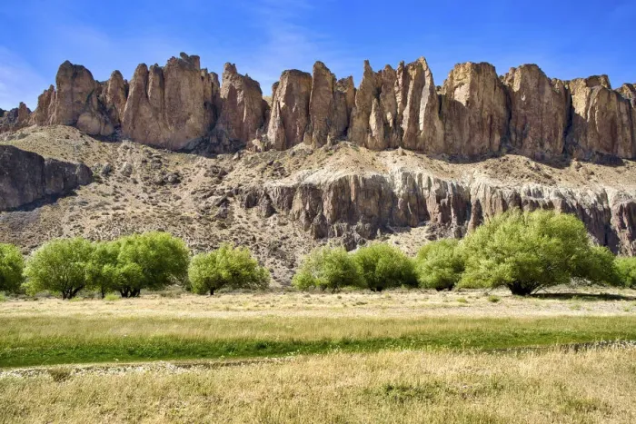 Framed Print : Argentina, Santa Cruz, Valle del Rio Pinturas (Pinturas river valley)