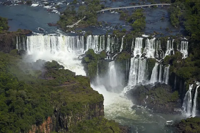 Framed Print : Argentinian side of Iguazu Falls, on Brazil and Argentina border Framed Print : Argentinian side of Iguazu Falls, on Brazil and Argentina border