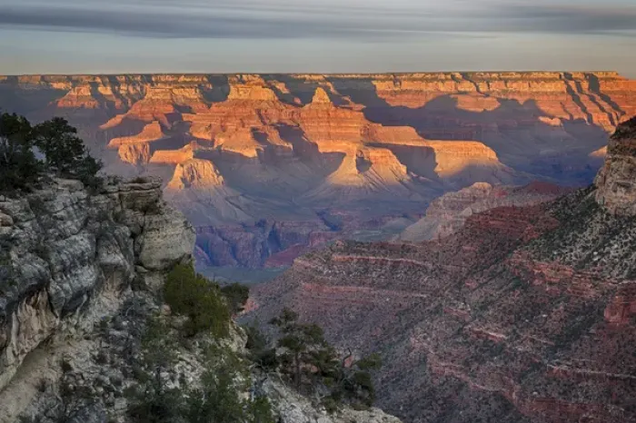 Framed Print : Arizona, Grand Canyon National Park, South Rim, Sunset Framed Print : Arizona, Grand Canyon National Park, South Rim, Sunset