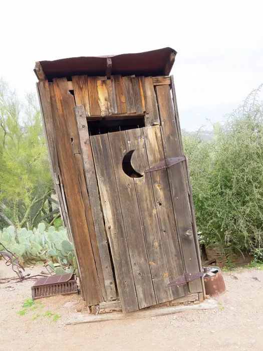 Framed Print : Arizona. Old weathered wooden outhouse Framed Print : Arizona. Old weathered wooden outhouse