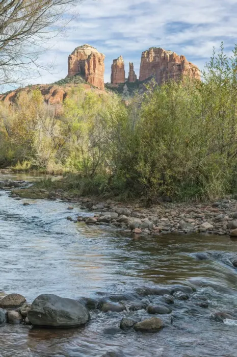 Framed Print : Arizona, Sedona. Oak Creek and Cathedral Rock Framed Print : Arizona, Sedona. Oak Creek and Cathedral Rock