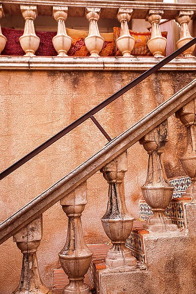 Arizona, USA. Terracotta stairs
