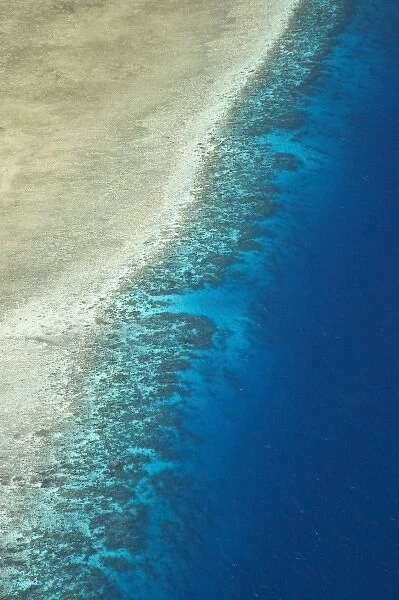 Arlington Reef, Great Barrier Reef Marine Park, North Queensland, Australia - aerial