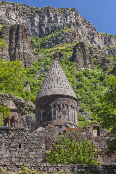 Framed Print : Armenia, Geghard. Geghard Monastery, Surp Astvatsatsin Church, 13th century