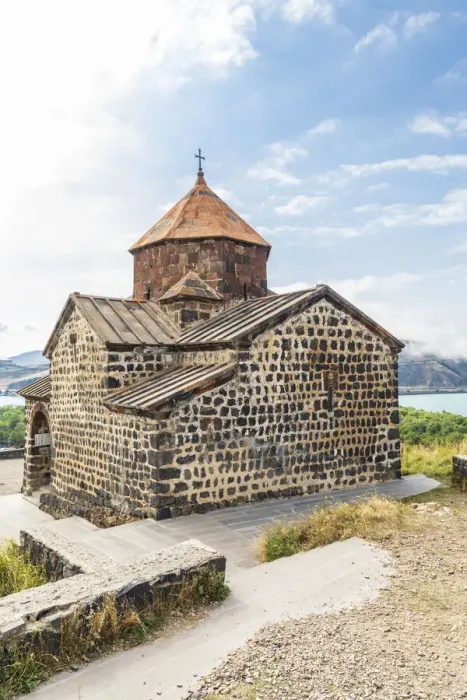Framed Print : Armenia, Sevan. The church of Surp Astvatsatsin at the Sevanavank Monastery complex Framed Print : Armenia, Sevan. The church of Surp Astvatsatsin at the Sevanavank Monastery complex