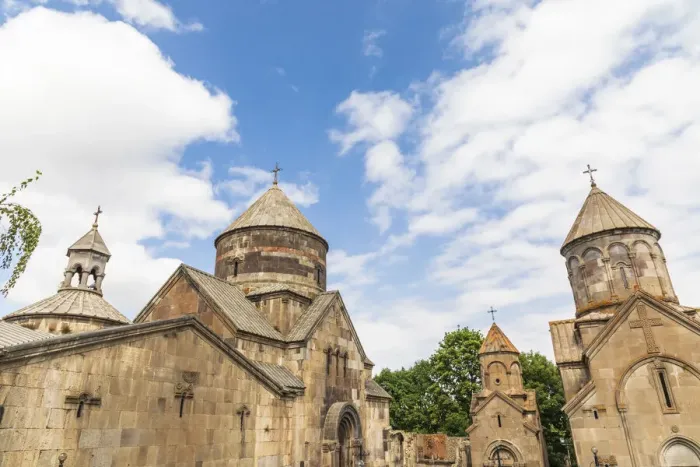 Framed Print : Armenia, Tsakhkadzor. Kecharis Monastery. An 11th century medieval monastic complex