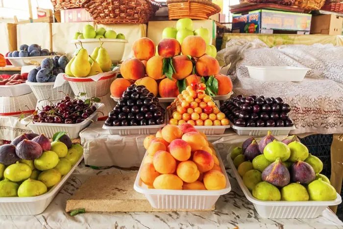 Framed Print : Armenia, Yerevan. Farmer's market. Fruit for sale Framed Print : Armenia, Yerevan. Farmer's market. Fruit for sale