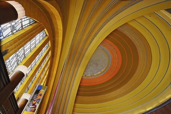 Art deco style architecture in rotunda of Cincinnati Museum Center at Union Terminal