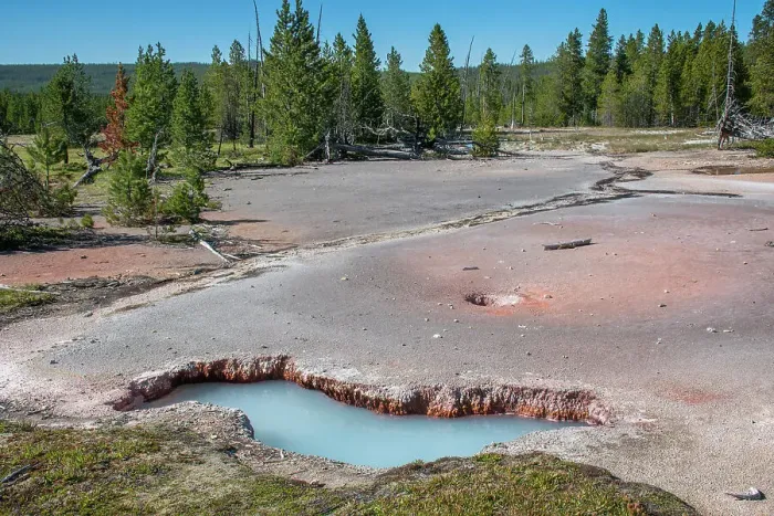 Framed Print : Artists Paintpots, Yellowstone National Park, Wyoming, USA Framed Print : Artists Paintpots, Yellowstone National Park, Wyoming, USA