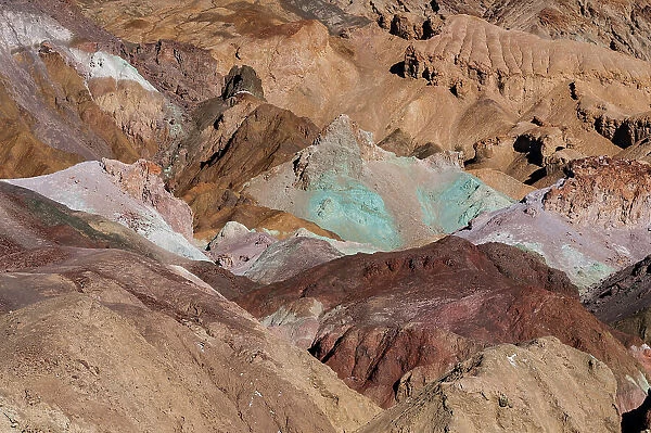 The Artist's Palette in the Death Valley National Park. California, USA
