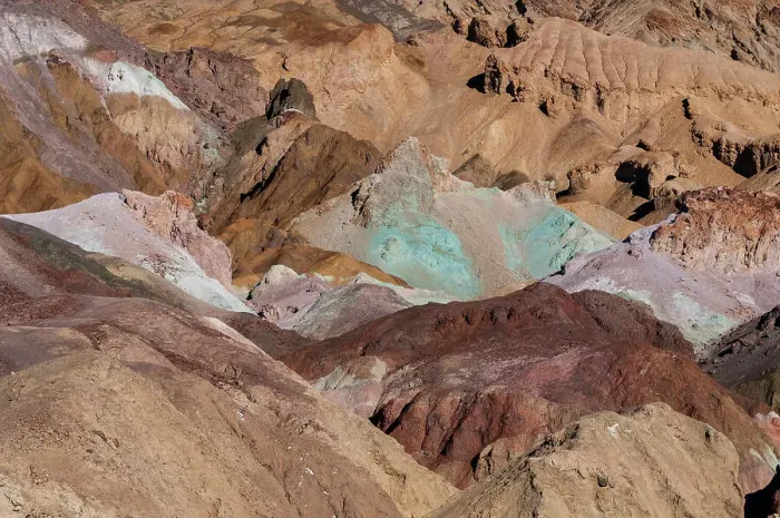 Framed Print : The Artist's Palette in the Death Valley National Park. California, USA Framed Print : The Artist's Palette in the Death Valley National Park. California, USA