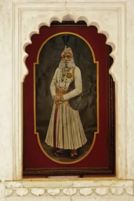 Framed Print : Artwork inside City Palace, Udaipur, India