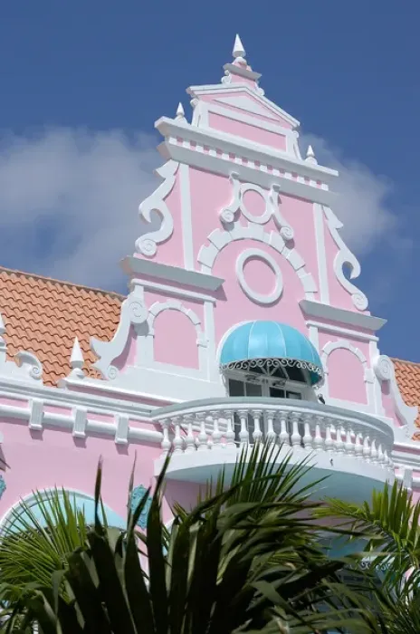 Framed Print : 01. Aruba, Oranjestad stores, dutch architecture (Editorial Usage Only) Framed Print : 01. Aruba, Oranjestad stores, dutch architecture (Editorial Usage Only)