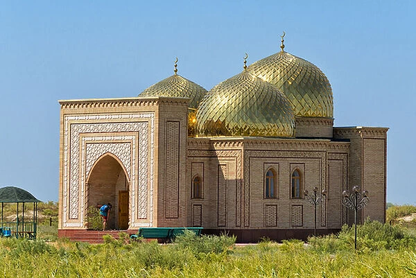 Arystan Bab Mausoleum near Kogam, Kazakhstan