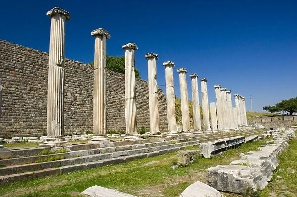 Asclepion (Sanctuary of Asclepius) of Pergamon (Pergamum  /  Bergama) Western Turkey