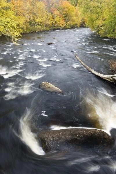 The Ashuelot River in Ashuelot, New Hampshire. Fall