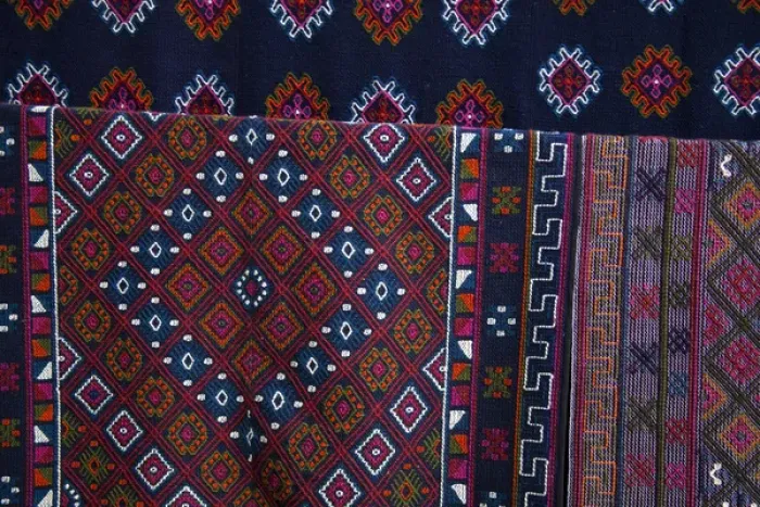 Framed Print : Asia, Bhutan, Bumthang. Textiles of Bhutan Framed Print : Asia, Bhutan, Bumthang. Textiles of Bhutan