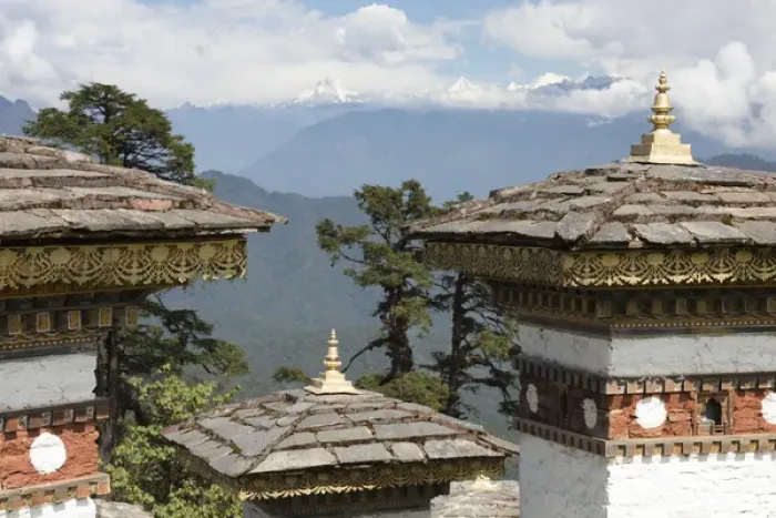 Framed Print : Asia, Bhutan. Druk Wangyal Chortens at Dorcha La Pass Framed Print : Asia, Bhutan. Druk Wangyal Chortens at Dorcha La Pass