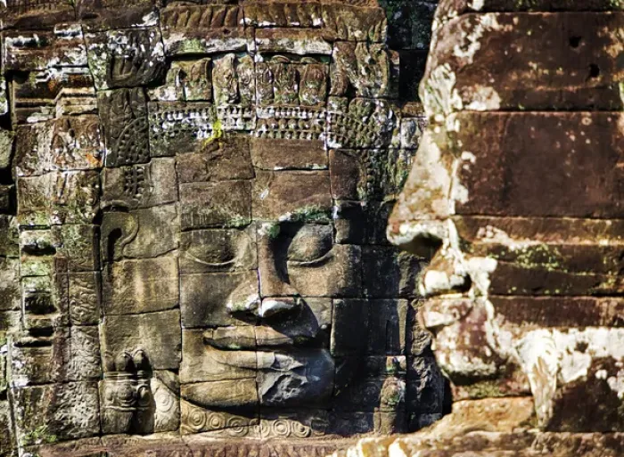 Framed Print : Asia; Cambodia; Angkor Watt; Siem Reap; Faces of the Bayon Temple Framed Print : Asia; Cambodia; Angkor Watt; Siem Reap; Faces of the Bayon Temple