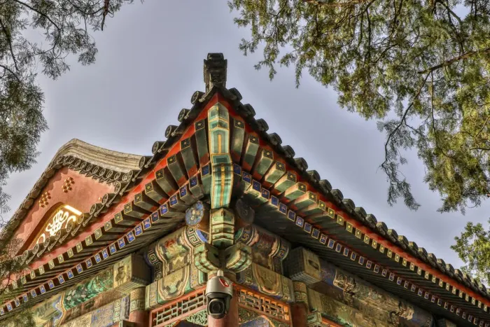 Framed Print : Asia, China, Beijing, Decorative Roof Detail of the Summer Palace of Empress Cixi Framed Print : Asia, China, Beijing, Decorative Roof Detail of the Summer Palace of Empress Cixi