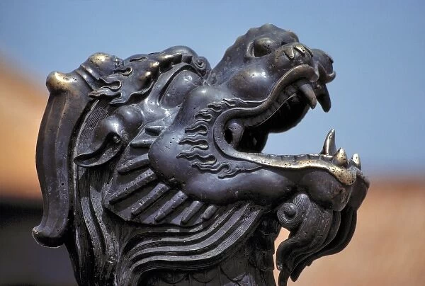 Asia, China, Beijing. This turtles profile has the attributes of a gargoyle
